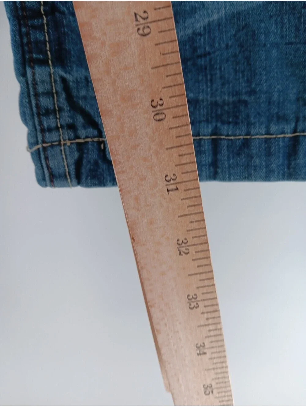 Indigo 30 Jeans Mens Size 34x32 Blue Denim Straight Fit Casual Skater Y2K Pants